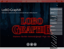 Tablet Screenshot of lobo-graphik.com